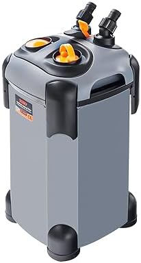 SUNWEN Aquarium External Ultra-Quiet Canister Filter, Fish Tank Water Circulation Filter with Filter Media 171/225/266/317/397GPH by SUNWEN