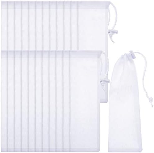Shappy 24 Pieces Lint Traps for Washing Machine Drain Hose Nylon Mesh by Shappy