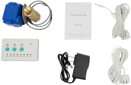 Water Leak Detector with Sensors and Valve, Automatic Water Leak Shut Off Valve System for Laundry, Kitchens, Bathrooms, Swimming Pools, Warehouses - Image 6