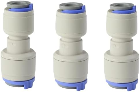 1/4" to 5/16" Straight Reducer Fitting for RO System, 3-Pack by Unknown