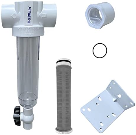 Kleenwater 1 Inch Female NPT Thread Connection, 50 GPM, 250 Mesh Stainless Screen, Whole House Spin Down Sand and Sediment Filter Compatible with Rusco, Vu-Flow, WaterSource, Boshart and Campbell by KleenWater