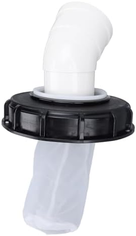 Zerodis Ton Cover, 165mm IBC Lid Filter Cover Reusable Rain Screen Filter with Extension Tube High Efficient Filtration Ton for Container Rainwater (02) - Image 2