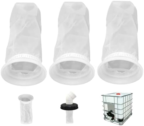 IBC Tote Filter 3PCS, Washable Nylon Rain Barrel Screen Filter, IBC Lid Filter Fine Mesh Rain Barrel Filter Reusable Replacement Rain Water Filter Rain Barrel Filter Rain Water Filter Rain Barrel Acc - Image 7