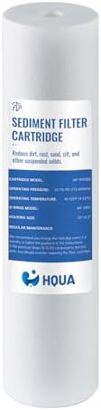 Whole House Sediment Replacement Filter Cartridge, WF-PP20BB, Fit for WF3 Series, material: PP, polypropylene, 5 Micron by HQUA