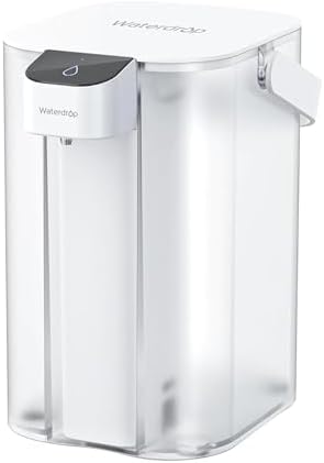 Waterdrop EDC01W Electric Water Filter Pitcher, NSF/ANSI 42, 15-Cup, White by Waterdrop