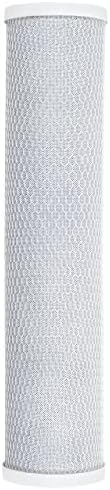 APPLIED MEMBRANES INC. 4.5" x 20" Carbon Water Filter | Whole House or Commercial Water Filtration System Replacement Filter | Chlorine Taste Odor Removal | Fits 20" Big Blue Housing | H-F4220AC by AppliedMembranesInc