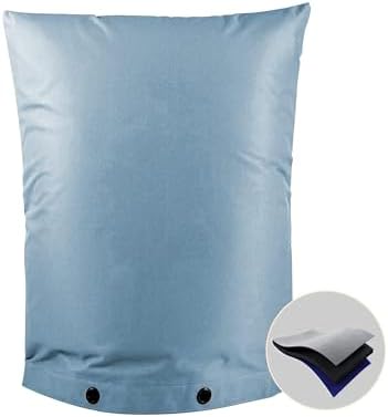 SOKINGCOVER Backflow Insulation Cover Backflow Preventer Cover 16" W x 20" H with EVA Thickened Cotton Preventers Insulated Pouch for Winter Backflow Freeze Protection Faucet (Gray) by SOKINGCOVER