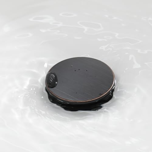 TIORIY Pop Up Bathroom Sink Drain - Bathroom Sink Stopper with Overflow for Faucet Vessel, Push Type Bathroom Sink Vanity Assembly with Strainer, Oil Rubbed Bronze - Image 6