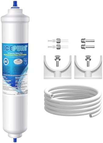 ICEPURE Inline Water Filter for Refrigerator and Ice Maker,1PACK by ICEPURE