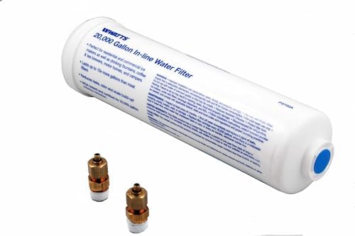 Watts Premier 20000 Gallon Inline Water Filter 1/4" Brass Connectors by WattsPremier