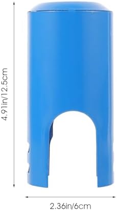 Outdoor Faucet Lock Cover with Keys, Blue Metal Water Tap Protector - Image 2