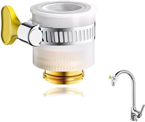 Universal Faucet Adapter to Hose 13-25mm Outer Diameter Connector Adaptor for Sink or Kitchen Tap Portable Faucet Mount Water Filters Compatible with Filter and Garden Accessories by Unknown