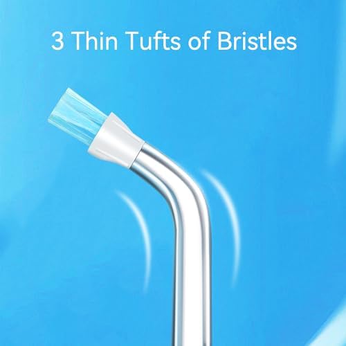 Replacement Tips for Waterpik Water Flosser, Plaque Seeker Replacement Tips Compatible with Waterpik Water Flossers, Plaque Remove Brisles Tips(6-Pack) - Image 5
