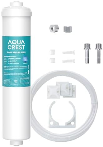 AQUA CREST INL-PLUS 5 Years Inline Water Filter for Ice Maker by AQUACREST