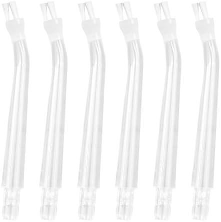 6pcs Water Flosser Replacement Heads: Plastic Water Flosser Brush Tips - for Oral Irrigator Dental Cleaning Tool Parts Accessories by CIMAXIC
