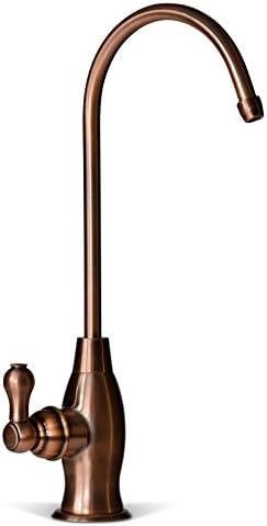 iSpring GK1-AW Reverse Osmosis Drinking Water Faucet, High Spout RO Faucet for Under Sink Water Filtration Systems, Antique Wine by iSpring