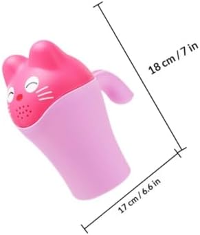 2 Pack Baby Bath Rinser Cup with Ergonomic Handle for Kids - Image 2