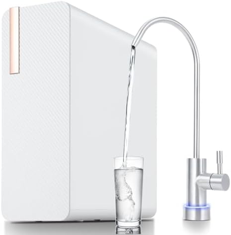 High-Efficiency Countertop Reverse Osmosis Water Filter System, 600GPD, 5-Stage Filtration, Tankless Water Purifier, Smart Faucet, TDS Monitor, 2:1 Pure to Drain, US Standard, RO Water Filtration - Image 2