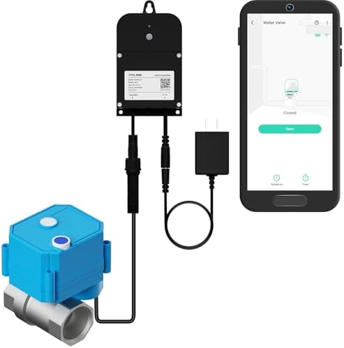 YoLink Water Shutoff Kit: 0.75" Stainless Ball Valve + Valve Controller by YoLink