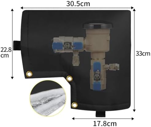 Backflow Preventer Insulation Cover,5‑Layer 600D Oxford Freeze Protection - Image 5