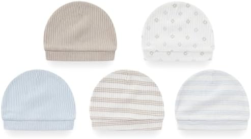 MAMIMAKA Newborn Baby Boy Girl Caps Mittens Socks Set Cotton Baby Essentials Accessories (Hats+Gloves+Socks) - Image 2