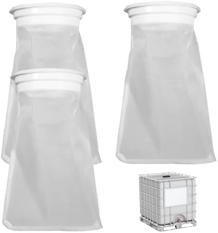 IBC Nylon Lid Filter Screen, 3PCS IBC Tote Filter, 100 Fine Mesh Rain Barrel, Washable Nylon Rain Barrel Screen for Water Tank Cover, Tote Tank Lid Breath Cover - Image 5