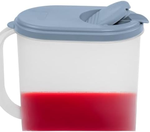 1 Gallon Water Pitcher with Lid & Pivot Spout -Slim Design Fits Fridge Door - Image 5