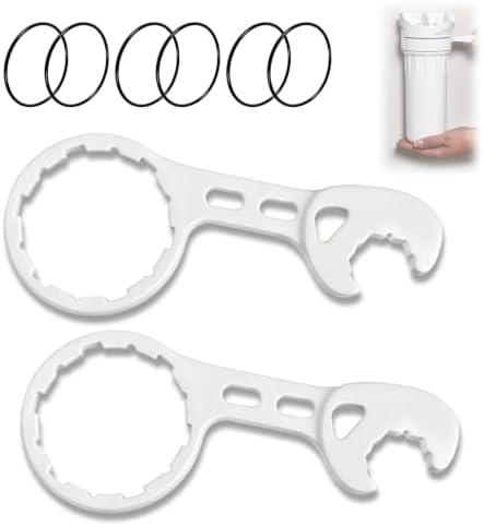 2 Water Filter Wrench with 6 Durable Rubber O-Rings, For GE Water Systems by Unknown