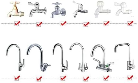 Sink Spray Hose,Portable Sink Hose Faucet Sprayer, Shampoo Sprayer Handheld Faucet Shower Head Spray for Bathing Baby,Pets,Washing Hair,Rinsing Vegetables - Image 6