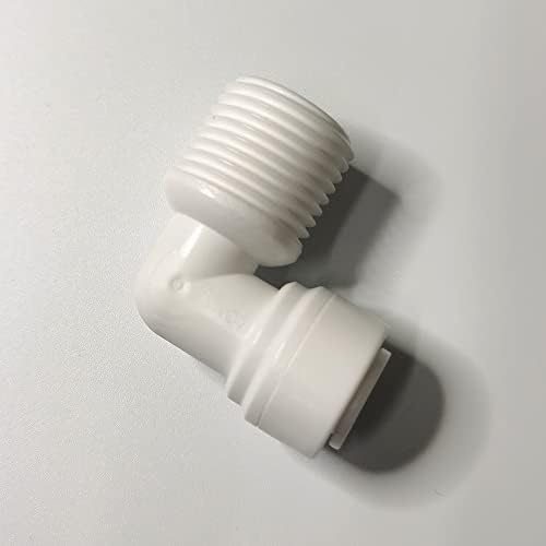 Malida Male Push To Connect Tube Fitting,water purifiers Quick Connector Drinks Dispense and water filtration system fittings (1/2 NPT Male x 3/8 OD Tube Elbow) - Image 6
