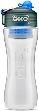 OKO ÖKOH2O Purification Water Bottle with Advanced Filtration, Arctic, 22oz by OKO