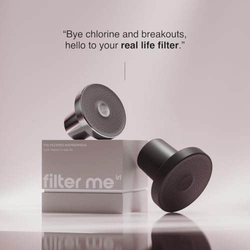 Filter Me IRL Filtered Shower Head - Removes Chlorine, Hard Minerals & Harmful Substances - Reduces Hair Fall, Acne & Breakouts - Improve Skin & Hair Health, Premium Water Pressure Showerhead | Black - Image 5