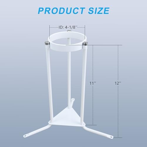Upgraded RV Water Filter Stand, Fits 4" Filters, Triple-Prong, Anti-Kink - Image 2