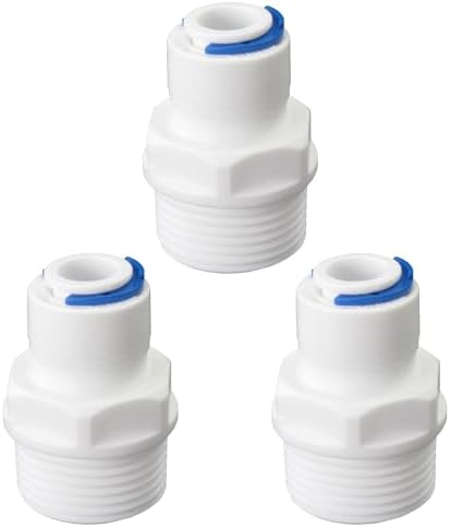 3/4" Male to 3/8" PE Tube Push-to-Connect Adapter (3-Pack) by Unknown