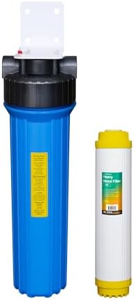 Rotek Water Systems Whole House Water Filtration System | 1-Stage Water Filter System | KDF | Clean Water | Heavy Metal Filter | 20 Inch by RotekWaterSystem