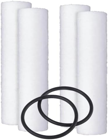 F4Y 5 Micron Sediment Cartridge for FXUSC GXWH04F GXWH20S GXWH20T - 4 Pack by Filters4you