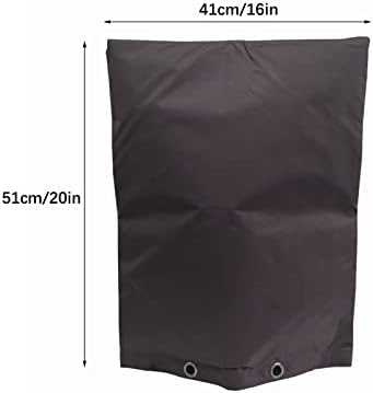 Backflow Preventers Protection, 16Wx20H inch Outdoor Pipe Insulation Cover Backflow Winter Cover Insulated Cover Pouch for Winter Pipe Freeze Protection Water Sprinkler Valve Box Controller - Image 5