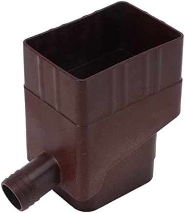 Cyrank Rainwater Collection System, Gutter Downspout Diverter Rain Diverter Kit Rainwater Downspout Collection for Outdoor Garden Lawn (Dark Brown) - Image 7