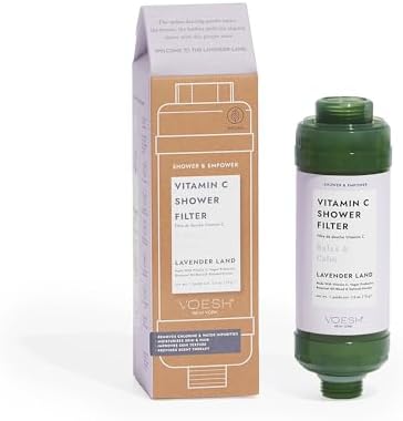 VOESH Vitamin C Shower Filter, Shower Aromatherapy, Water Purifier, Water Softener, Vegan Probiotics, Spa Shower Head, Water Filter, Shower Self-Care by Unknown