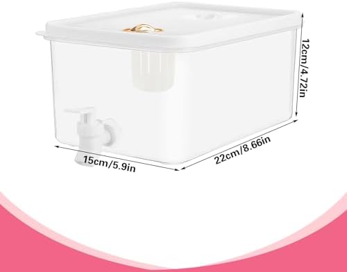Small Drink Dispenser for Fridge 0.5 Gallon Plastic Cold Drink Jug - Image 2