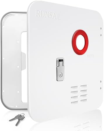 RUNSAIL® RV Tankless Water Heater Door,18 x 18 Inches White Door Kit, Only Suitable for RUNSAIL RV Doorless Water Heater by RUNSAIL