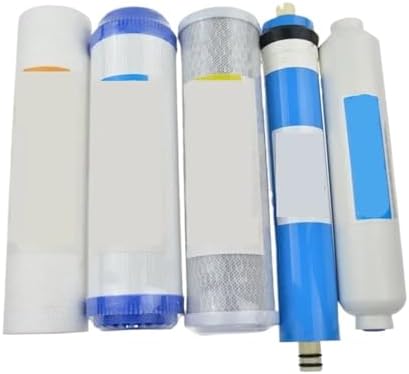 5pcs Water Purifier 5 Stage Filter Cartridge 75 Gpd RO Membrane Reverse Osmosis System Filters For Household by Unknown