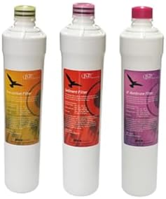 Filtertech Replacement Filter for 3-Stage Ultrafiltration System 3 Pack PnP Sed-Pre Carbon-UF Membrane [TURN] by FILTERTECHKOREA