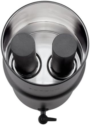 Boroux Compact Gravity-Fed Countertop Stainless Steel Water Filter System | 1.8 Gallons with 2 Authentic Black Foundation. Filters | Matte Black - Image 6