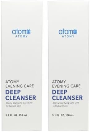 A.TO.MY Evening Care Deep Cleanser Cream, 150ml x 2 Pack, Makeup Removing Facial Cleanser, Botanical Ingredients, Made in Korea by Unknown