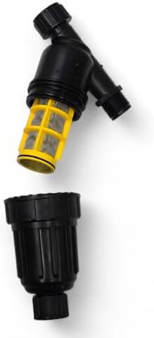 One Stop Outdoor 3/4" Drip Irrigation/Hydroponics Y Filter with 155 Mesh Screen - 3/4" FHT X 3/4" MHT Hose Thread Connections (3/4" Filter) - Image 3