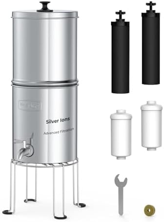 Waterdrop TK-AB-FS Gravity Water Filter System, with Silver Ions Filtration by Waterdrop
