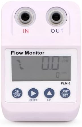 Flow Meter, FLM-3 Flowmeter 1/4" Electronic Digital Display Monitor by Unknown