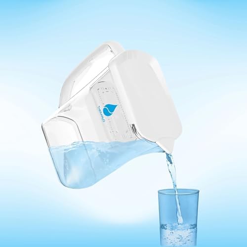 Therasage TheraH2O Water Filter Pitcher with 6-Stage Filtration System, Natural Alkaline, 300-400 Gallons per Cartridge - Image 3