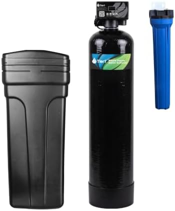 Tier1 32,000 Grain Compact Water Softener System for 3-4 Bathroom Homes by Tier1